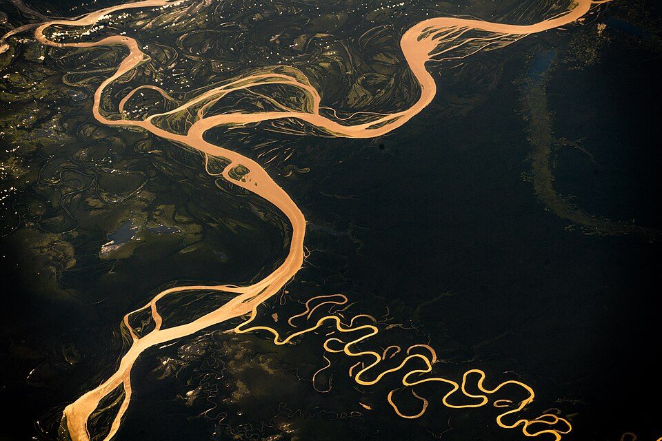 Dawn on the Amazon River