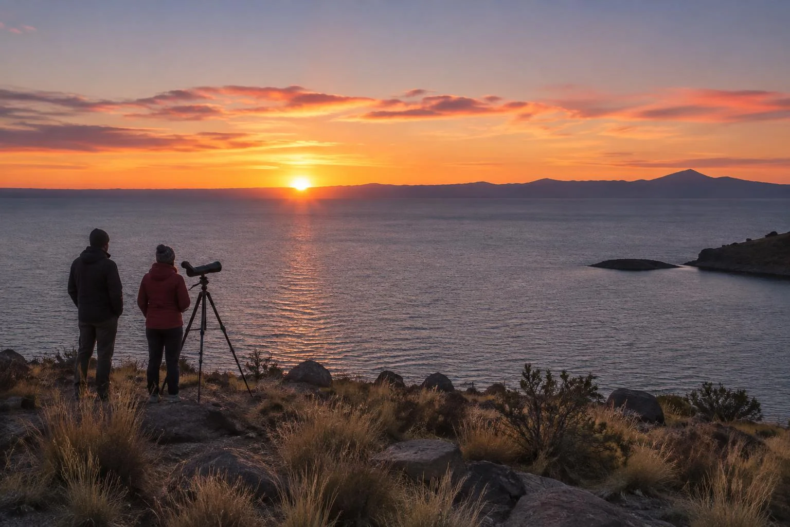 Lake Titicaca: Sunset and Stories of the Sky